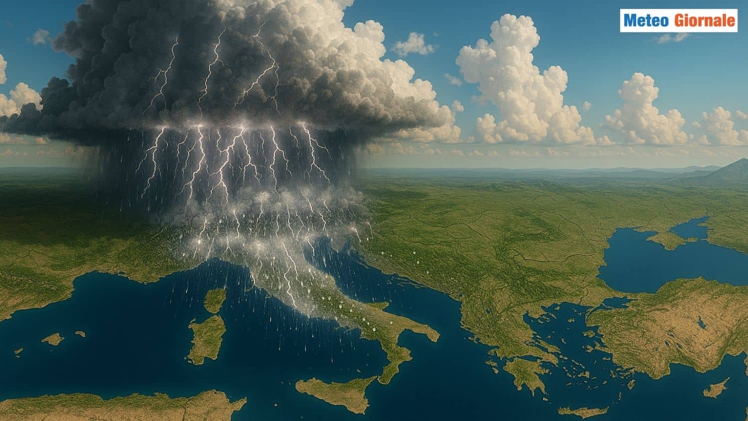 Forti temporali tra il 14 e 16 Luglio: le Regioni coinvolte