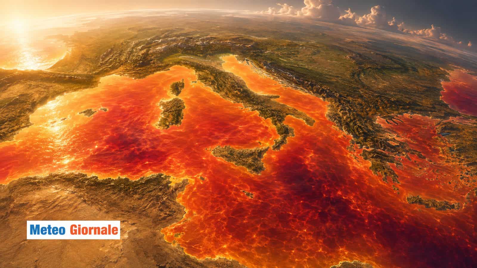 Mediterraneo bollente, è in atto una grave ondata di calore marino, le conseguenze