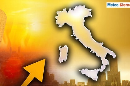Temperature in forte rialzo per flussi africani