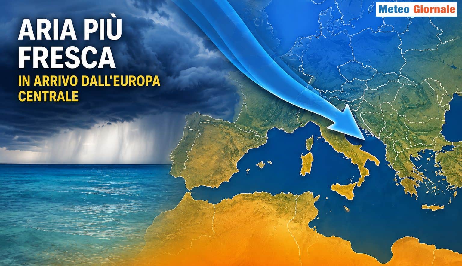 Temperature in calo da inizio settimana