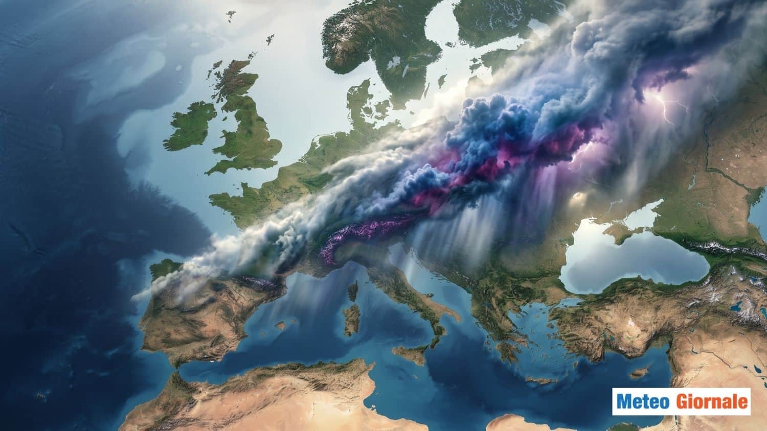 Una ipotesi trapela verso metà mese, di un ampio fronte temporalesco che potrebbe affondare nel Mediterraneo centrale. Ma è del tutto da confermare.