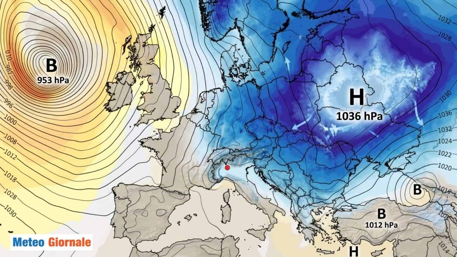 Anomala alta pressione in Russia ut