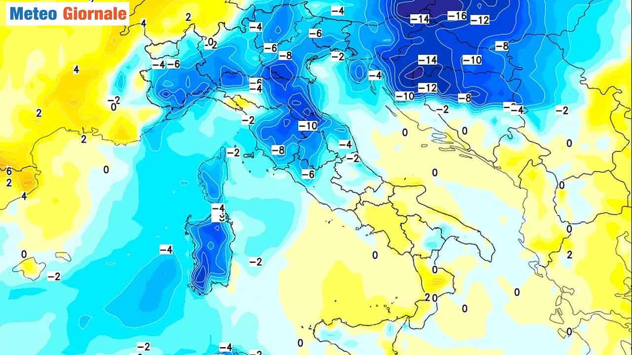 Il caldo insisterà solo al Sud, ma da Venerdì sarà spazzato via
