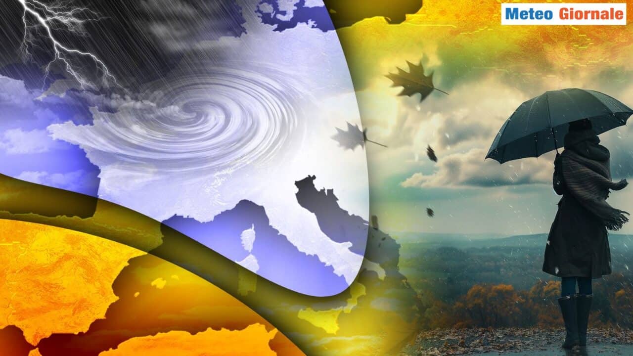 Tornano piogge, temporali ed aria fresca