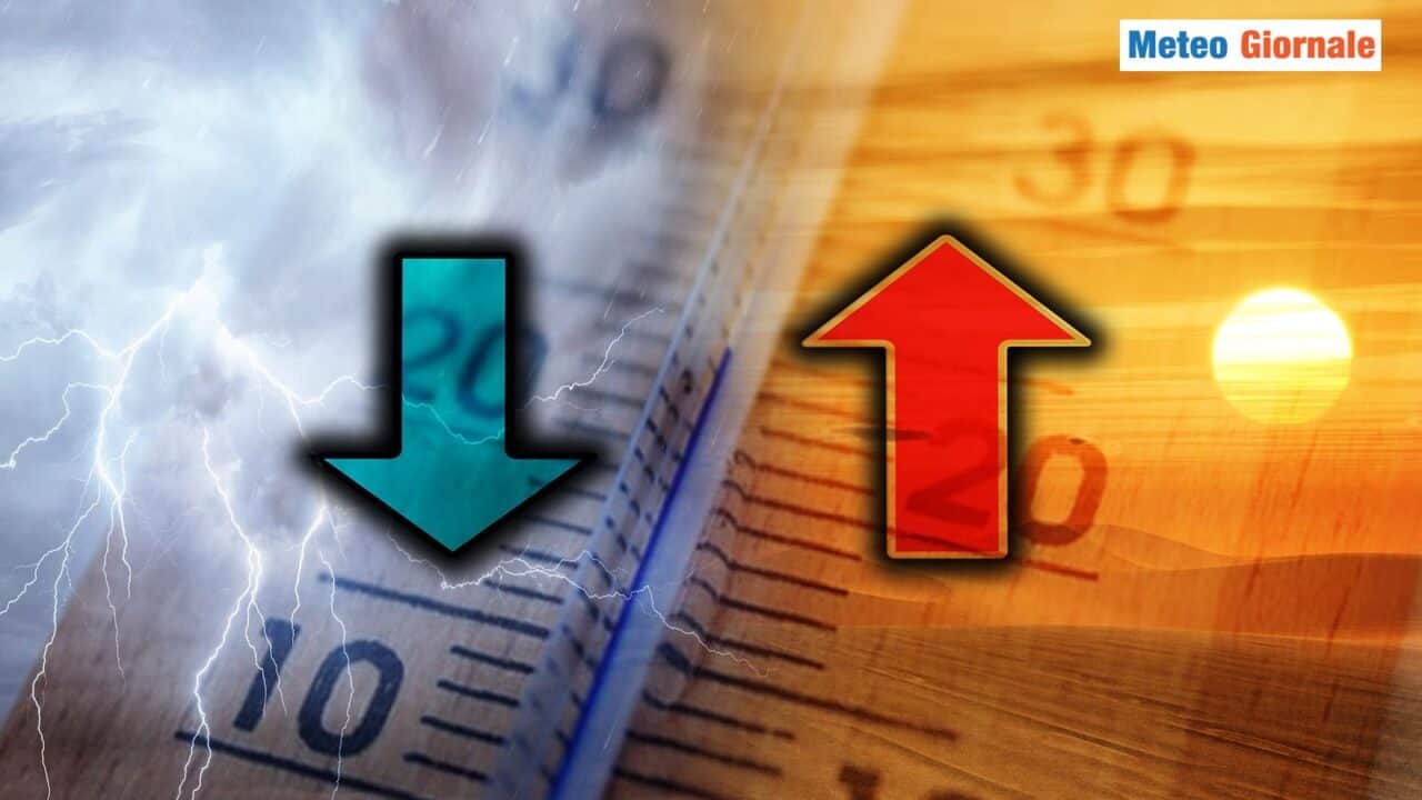 Perturbazione in arrivo, seguita da aria fresca