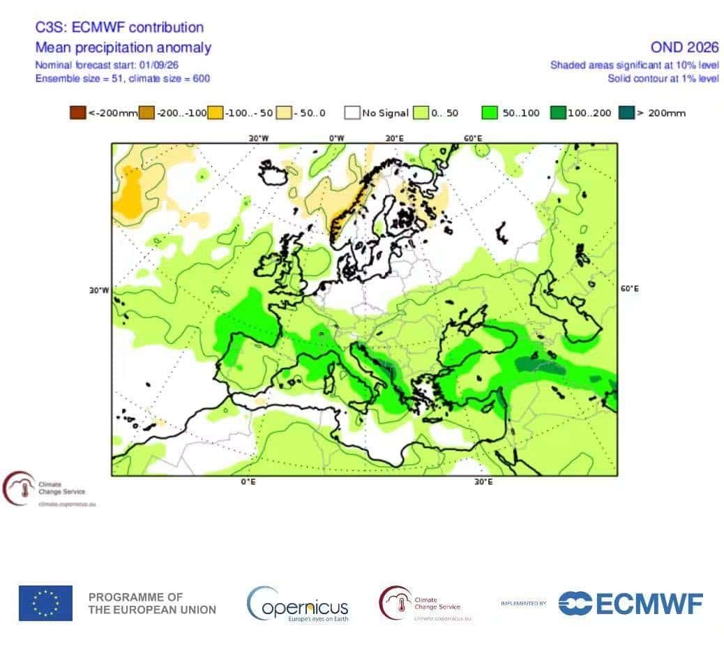 ECMWF piogge in eccesso in Italia 41