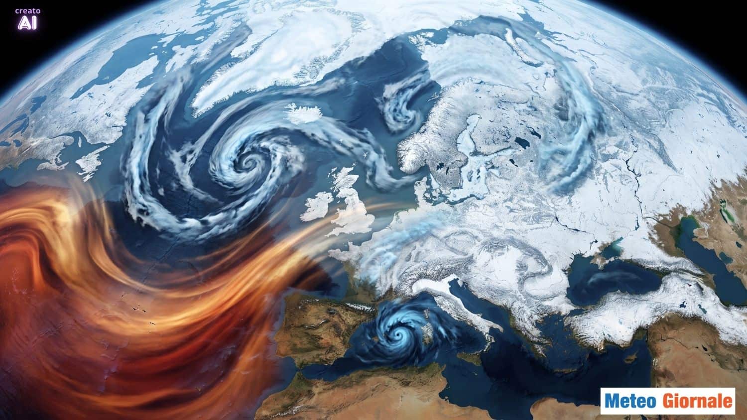 Ondate di freddo e fiume atmosferico ut
