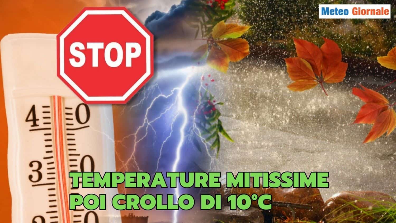 Temperature da Domenica: il Nord perde fino a 10°C, il Sud resta mite 1 Temperature miti poi crollo anche di oltre 10 gradi ph