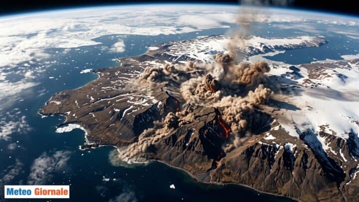 esplosione 12 Settembre 1973 lUnione Sovietica effettuo il piu potente test sotterraneo mai condotto a Novaya Zemlya ph