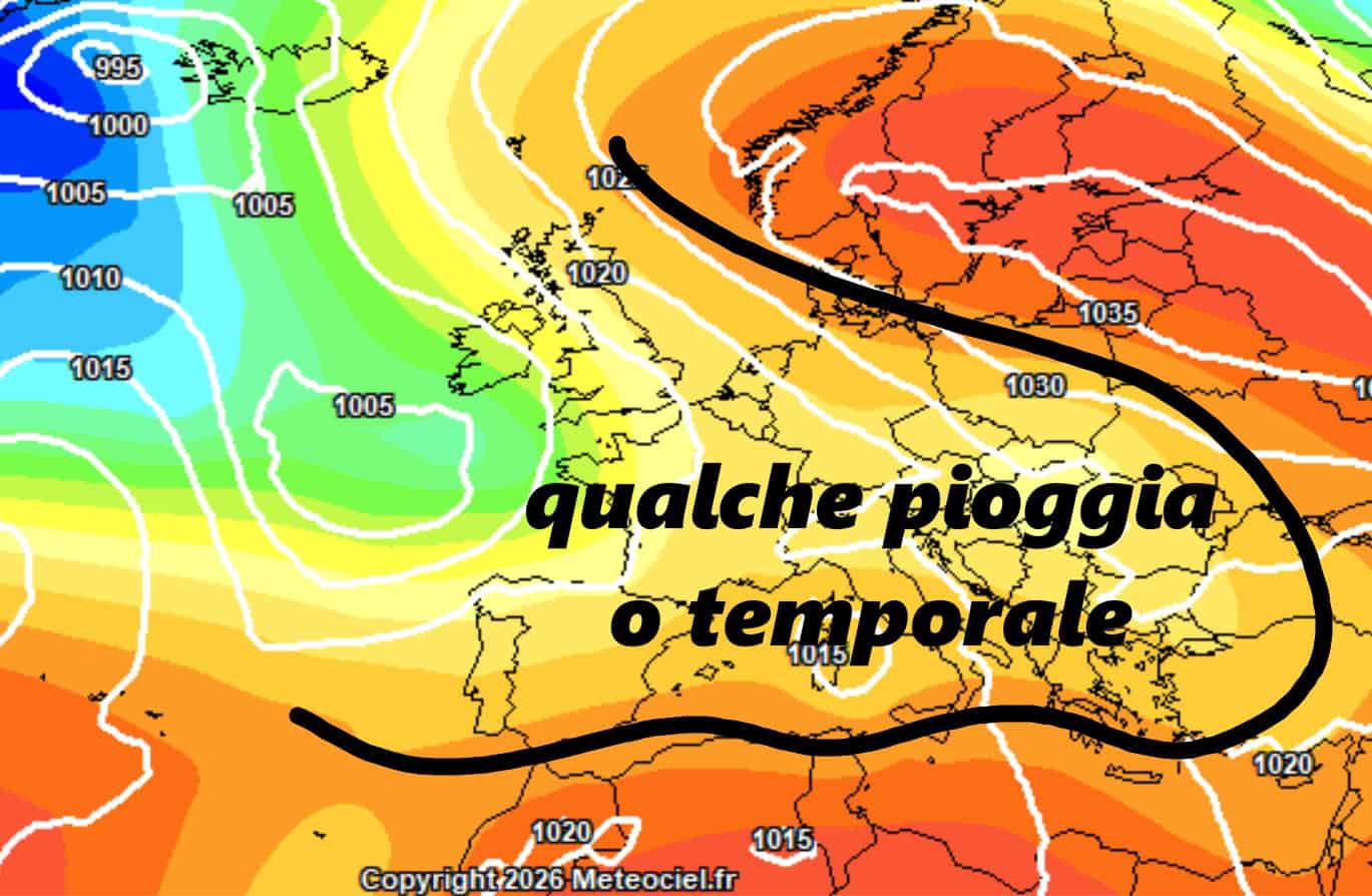 Ritorno delle piogge diffuse sull'Italia: i modelli faticano a inquadrare la data, i motivi 3 kwebc