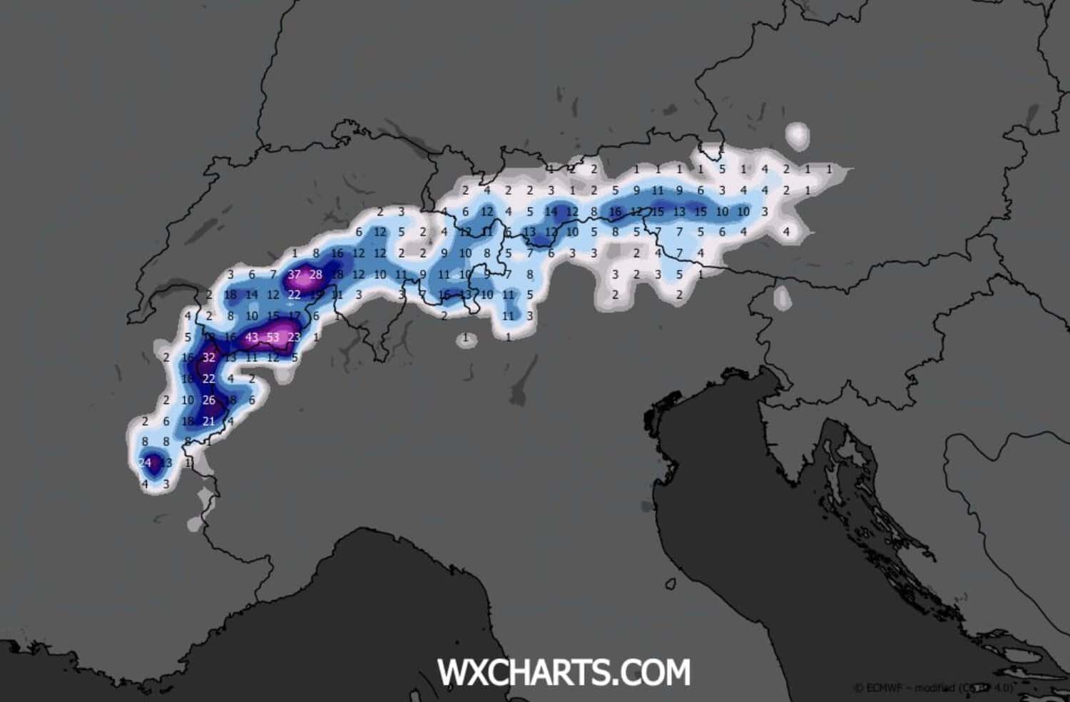Stop neve sulle Alpi da Lunedì 26 per molto tempo: gli effetti 4 pocaneve