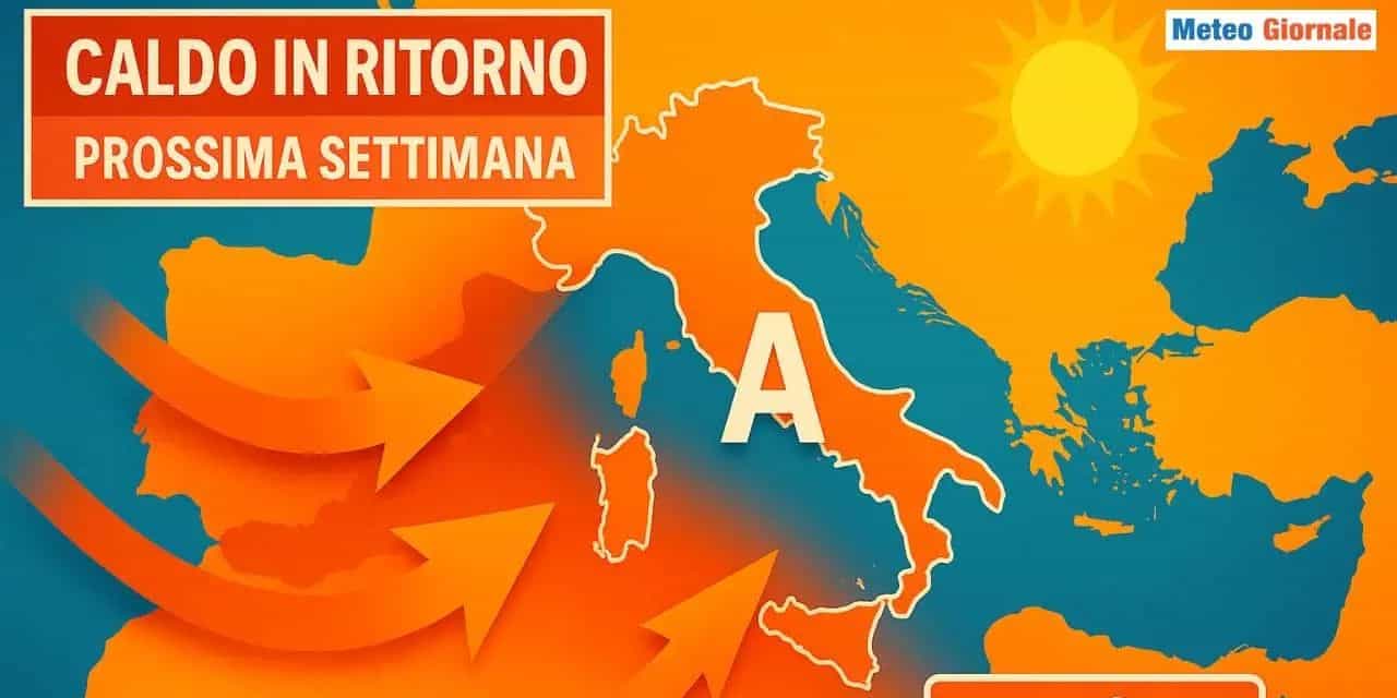 possibile ritorno del caldo fuori stagione 0610