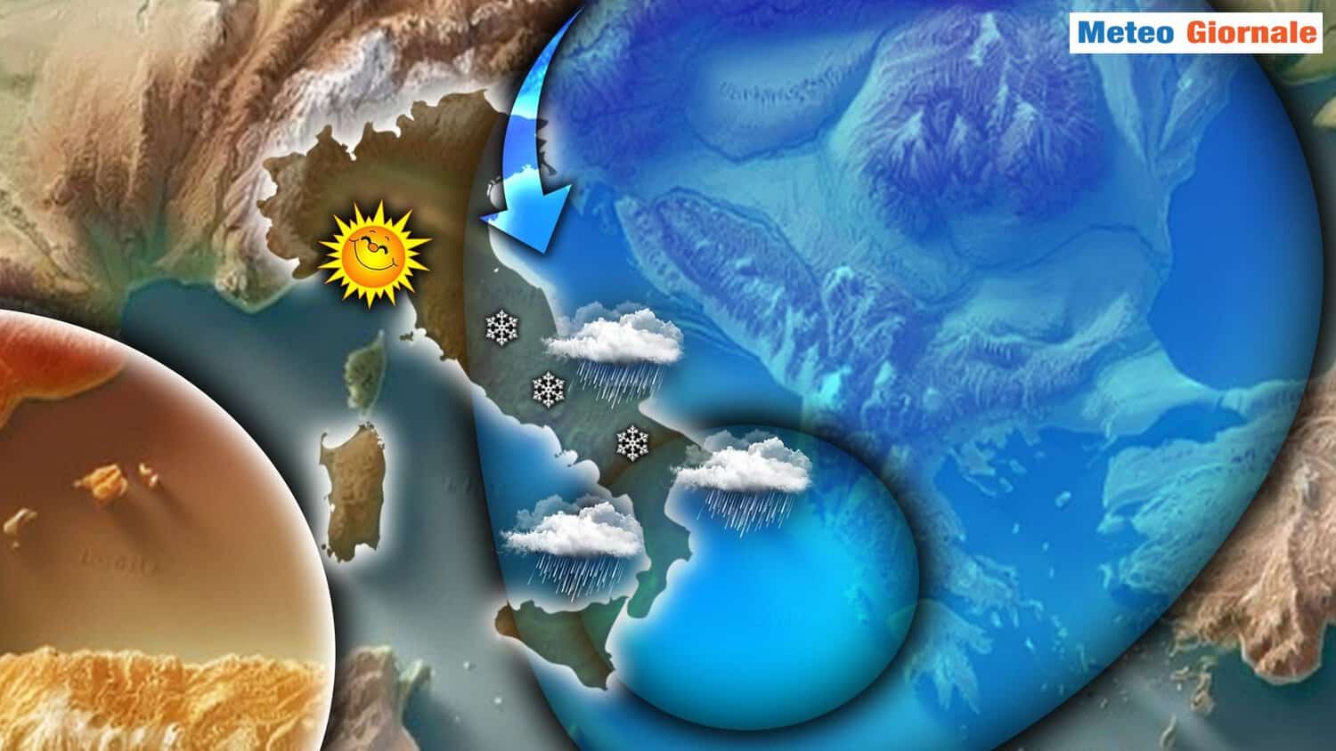 Doppio attacco del freddo all’assalto dell’Italia, anticiclone in ritirata 1 Verso un weekend di Ognissanti invernale