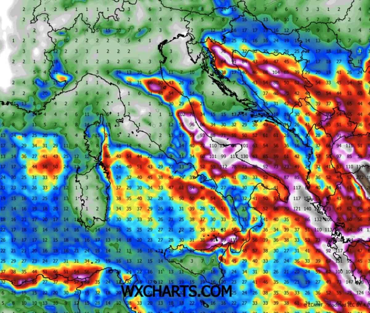 Freddo da Est da Sabato 31 Ottobre a Venerdì 6 Novembre sull'Italia, ma poche piogge 2 solo al sud