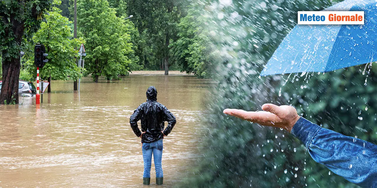 Tanta, troppa PIOGGIA: ci risiamo, il meteo estremo non perdona