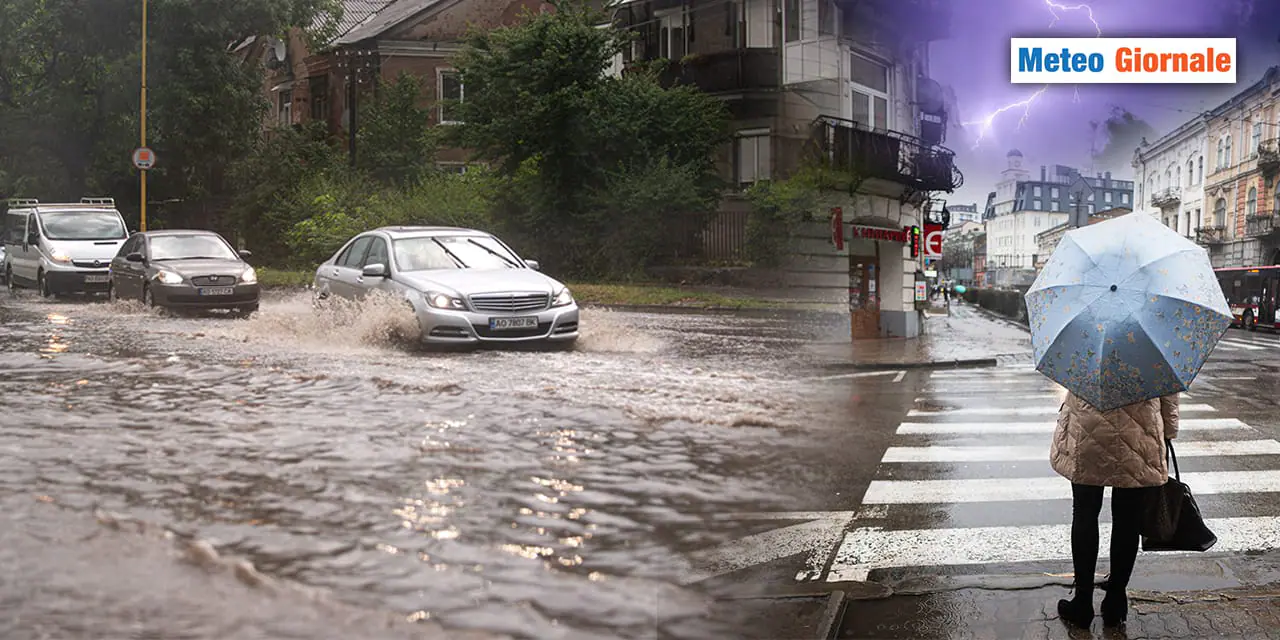 METEO 15 giorni, severo maltempo. A più riprese