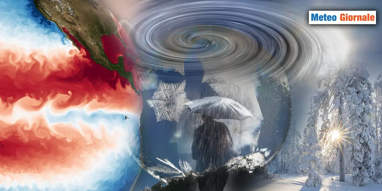 DICEMBRE, meteo scombussolato tra El Nino e Vortice Polare