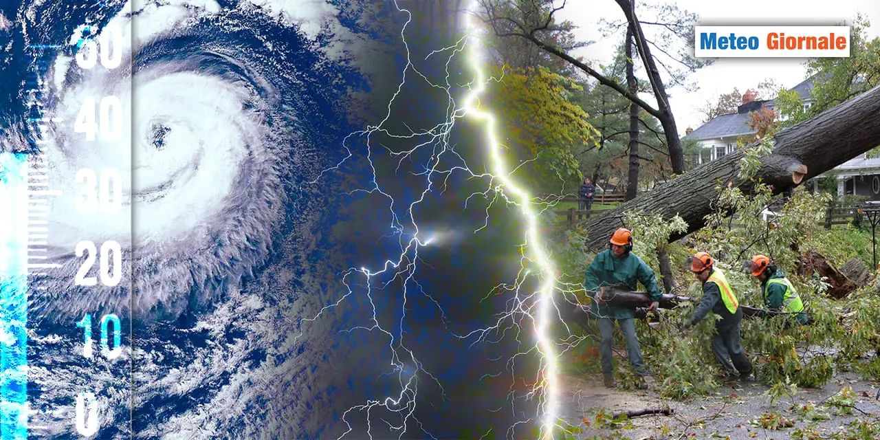 METEO 15 giorni, crollo termico e severo maltempo