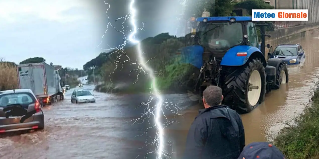 La cronaca METEO, la cronaca del super MALTEMPO
