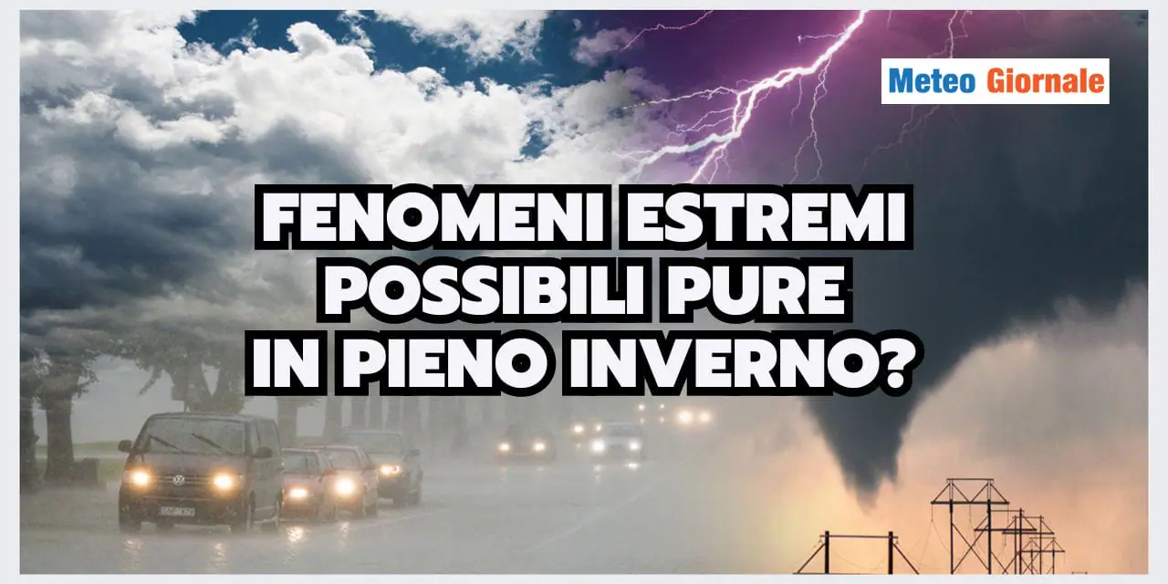 Meteo: Mari CALDI, FENOMENI ESTREMI anche in Inverno?