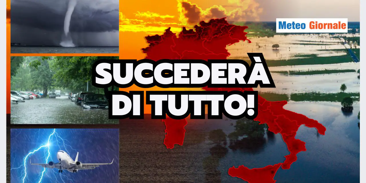 CAOS METEO: piogge, caldo tardivo e freddo anticipato. C'è DI TUTTO