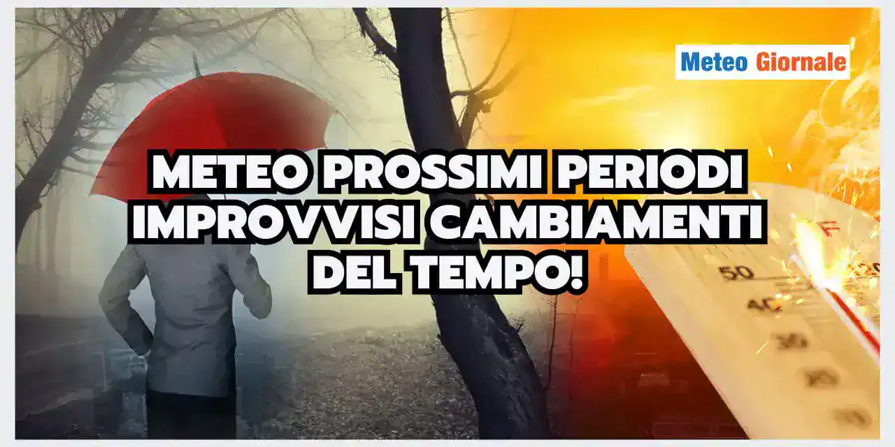 Meteo: RIBALTONI --> IMPROVVISI. Cosa sta succedendo? Dai 30 gradi alla NEVE a quote basse