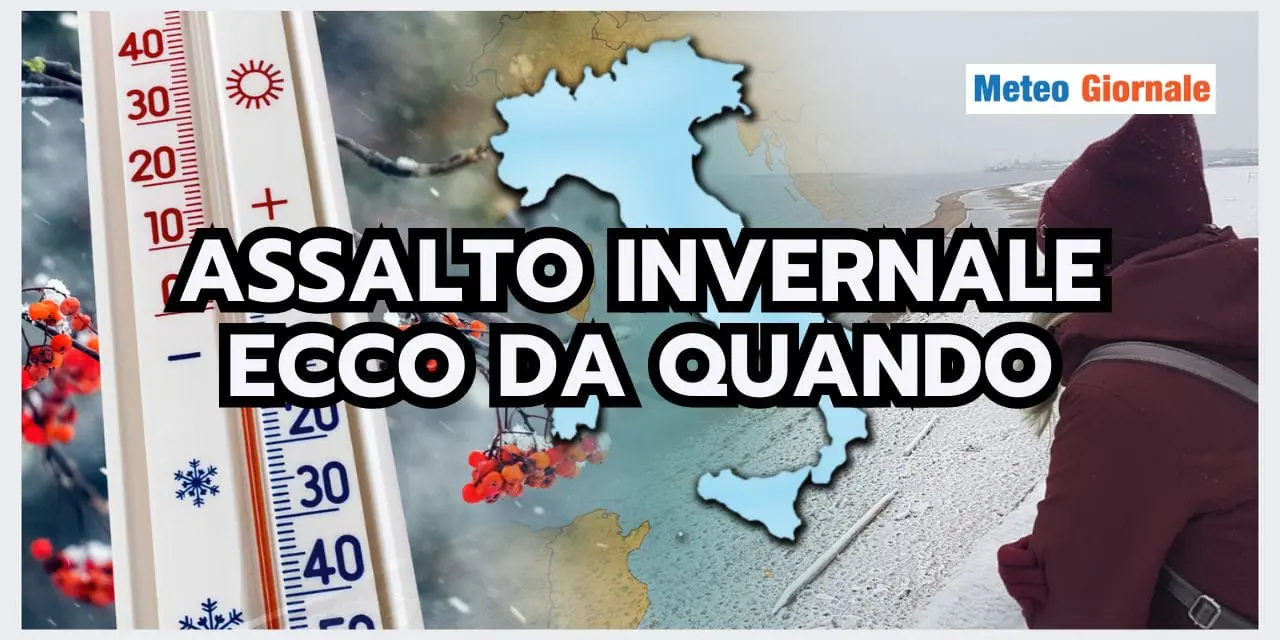 Meteo: il Freddo arriverà all'IMPROVVISO! Ecco quando