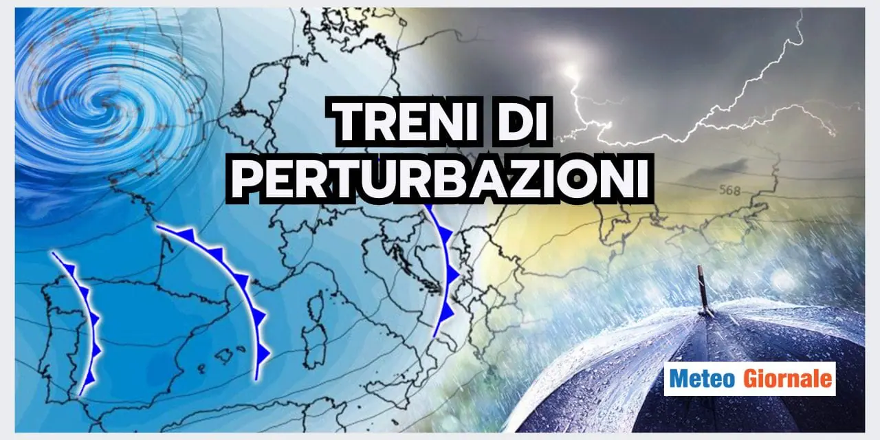 Meteo: Novembre con PERTURBAZIONI INCESSANTI