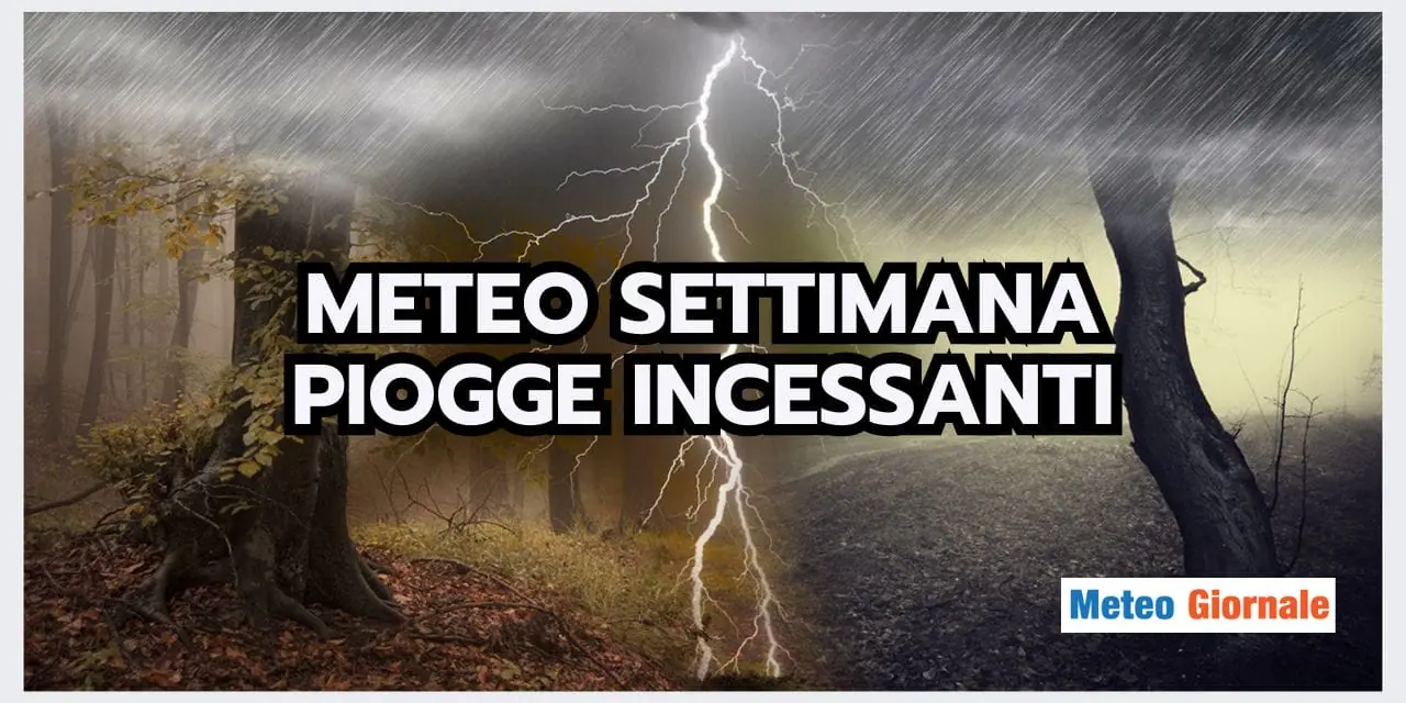 Meteo Italia: ancora PIOGGE BATTENTI, ecco fino a quando