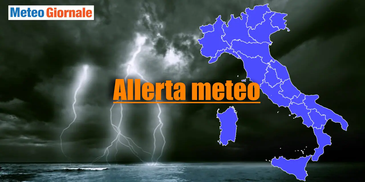 Allerta meteo per l'Italia: avvertimento dalla Protezione Civile