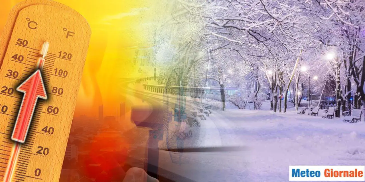Dal caldo eccessivo alla prima neve