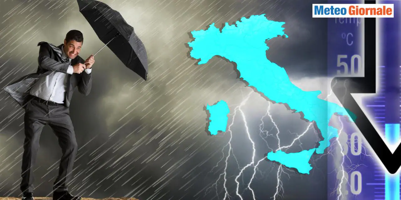 Meteo: ecco il maltempo con forte calo delle temperature, poi grosse sorprese