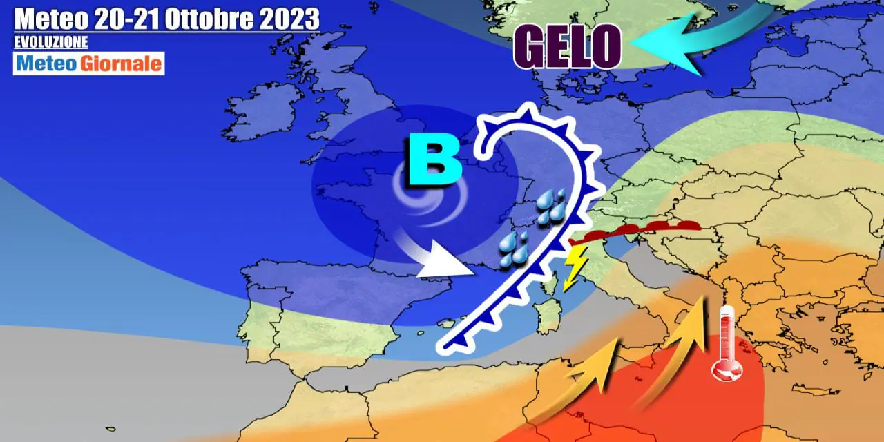 Meteo Italia: arriva perturbazione, prima ondata di maltempo autunnale