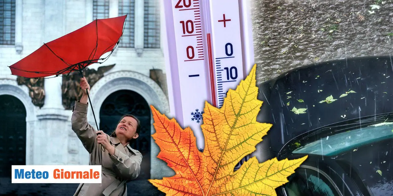 Meteo: l'autunno si scatena, finale di ottobre tra freddo e caldo