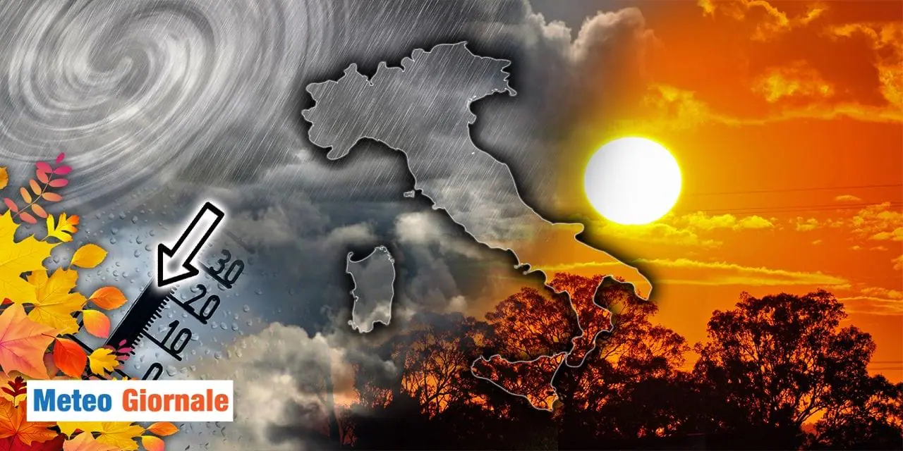 Meteo: ottobre estremo, dal caldo al maltempo violento
