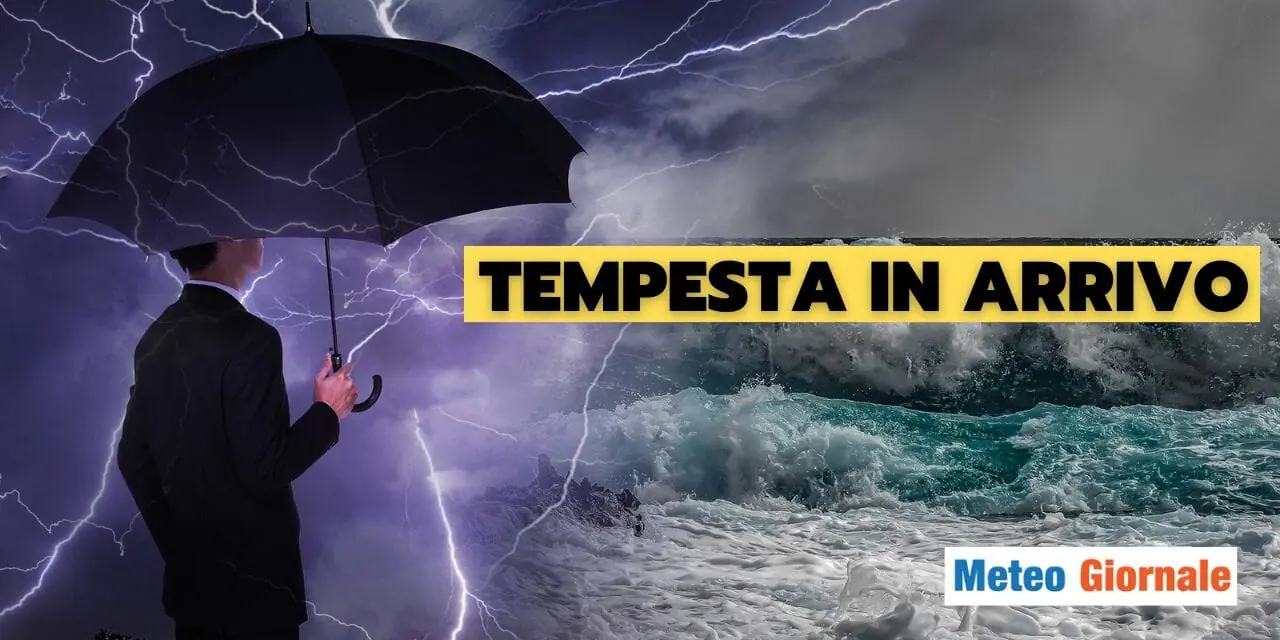 Meteo: autunno scatenato, dal caldo ad una tempesta