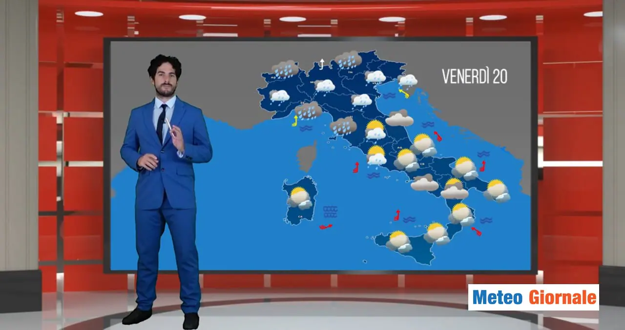 Meteo domani: ciclone con nubifragi e venti tempestosi [VIDEO]