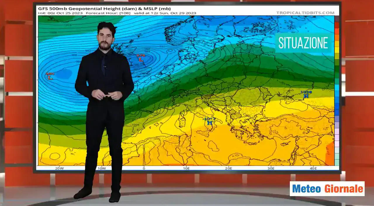 Meteo domani: altra perturbazione, occhio al maltempo [VIDEO]