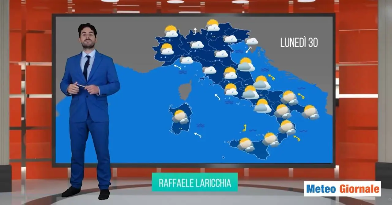 Meteo domani: la settimana parte col maltempo [VIDEO]