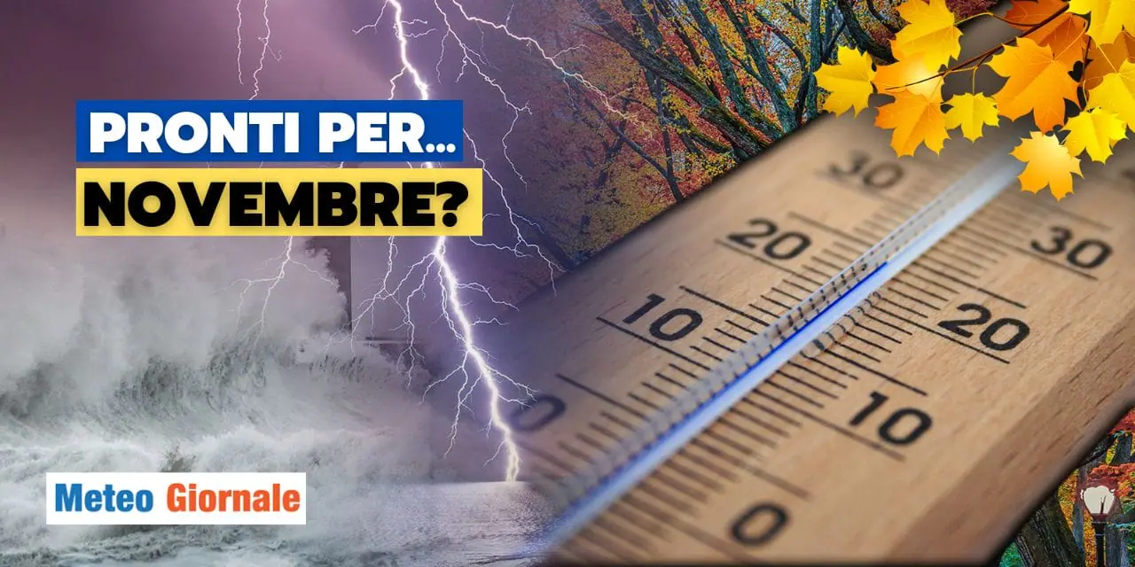 Meteo: doppio ciclone ad inizio novembre, vi spieghiamo tutto
