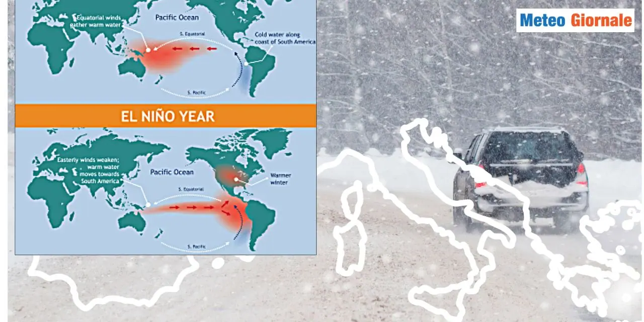 Meteo e i 30 GRADI. El Niño devasterà il tempo da Novembre e durante l’Inverno