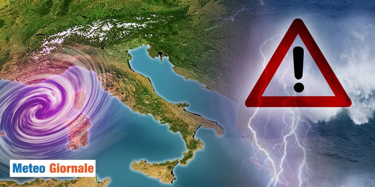 Meteo pessimo, cicloni a più riprese in Italia