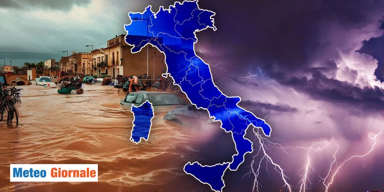 Meteo: inizio mese PESANTE per l'Italia