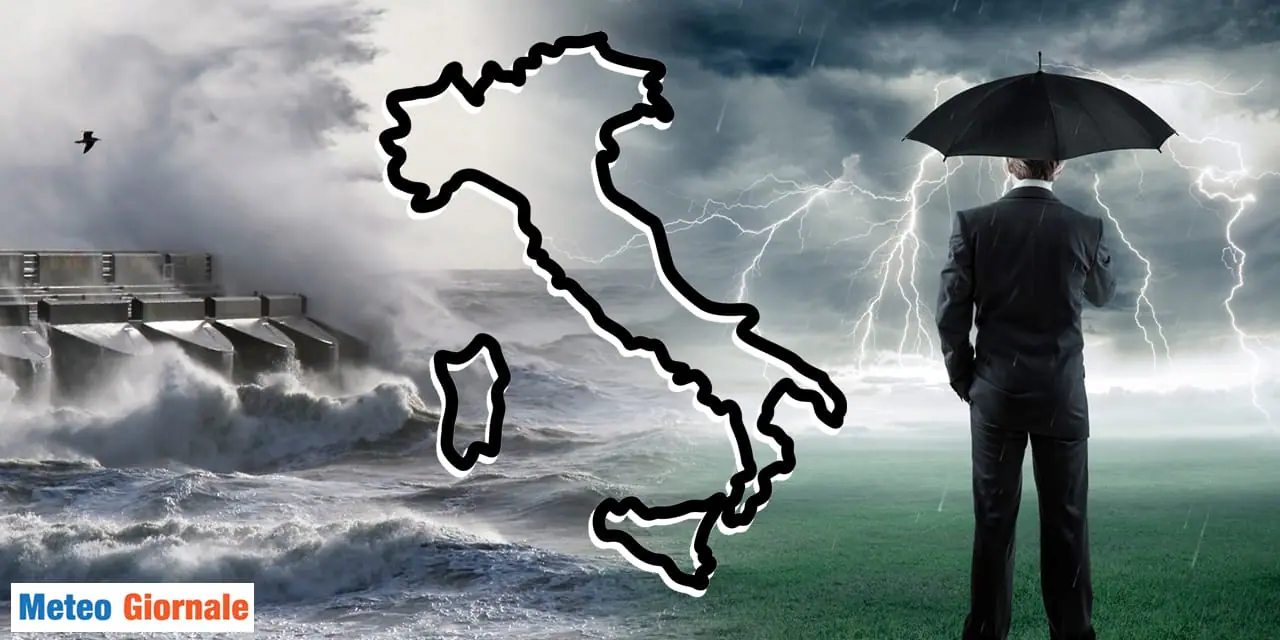 Meteo: maltempo no-stop anche la prossima settimana.