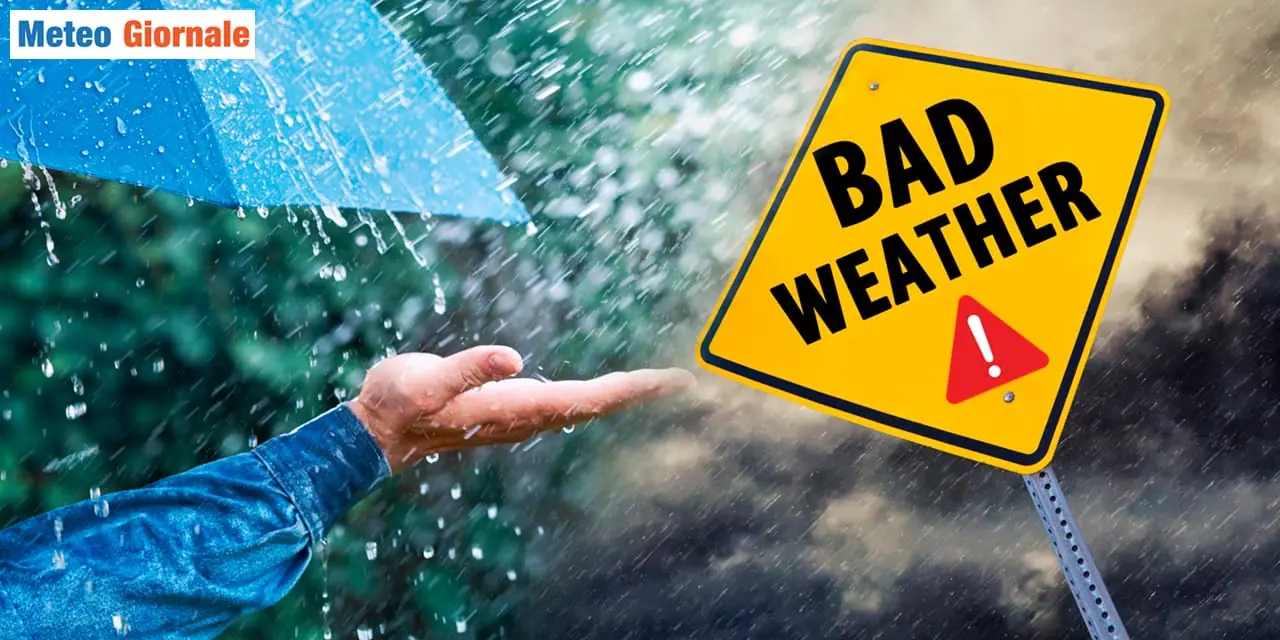 Meteo: maltempo no-stop, si continua anche la prossima settimana
