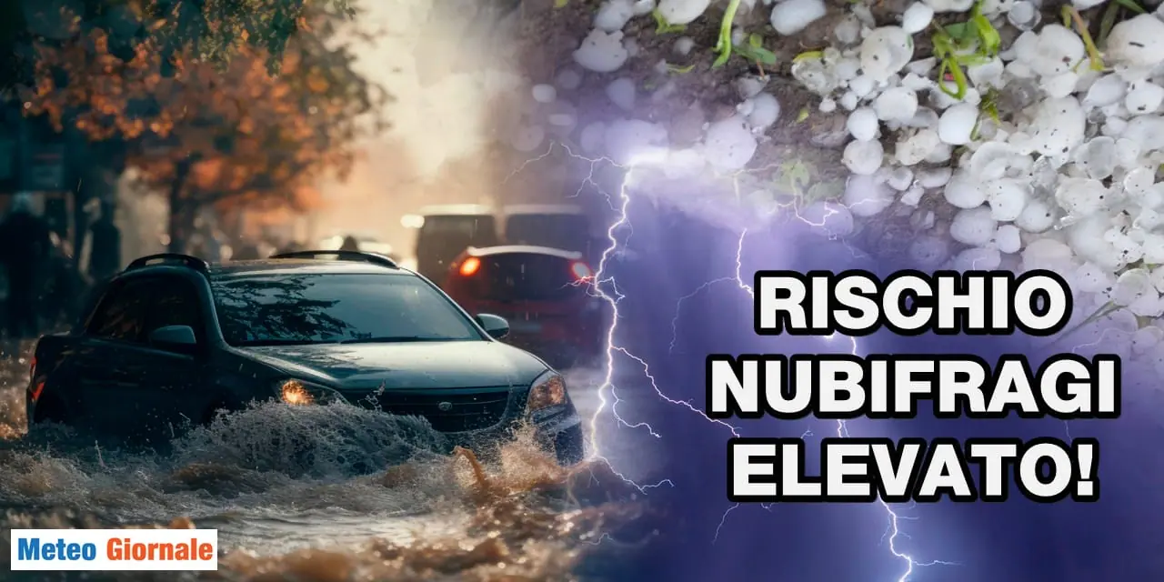 Previsioni meteo: nuova perturbazione, incombe il rischio nubifragi