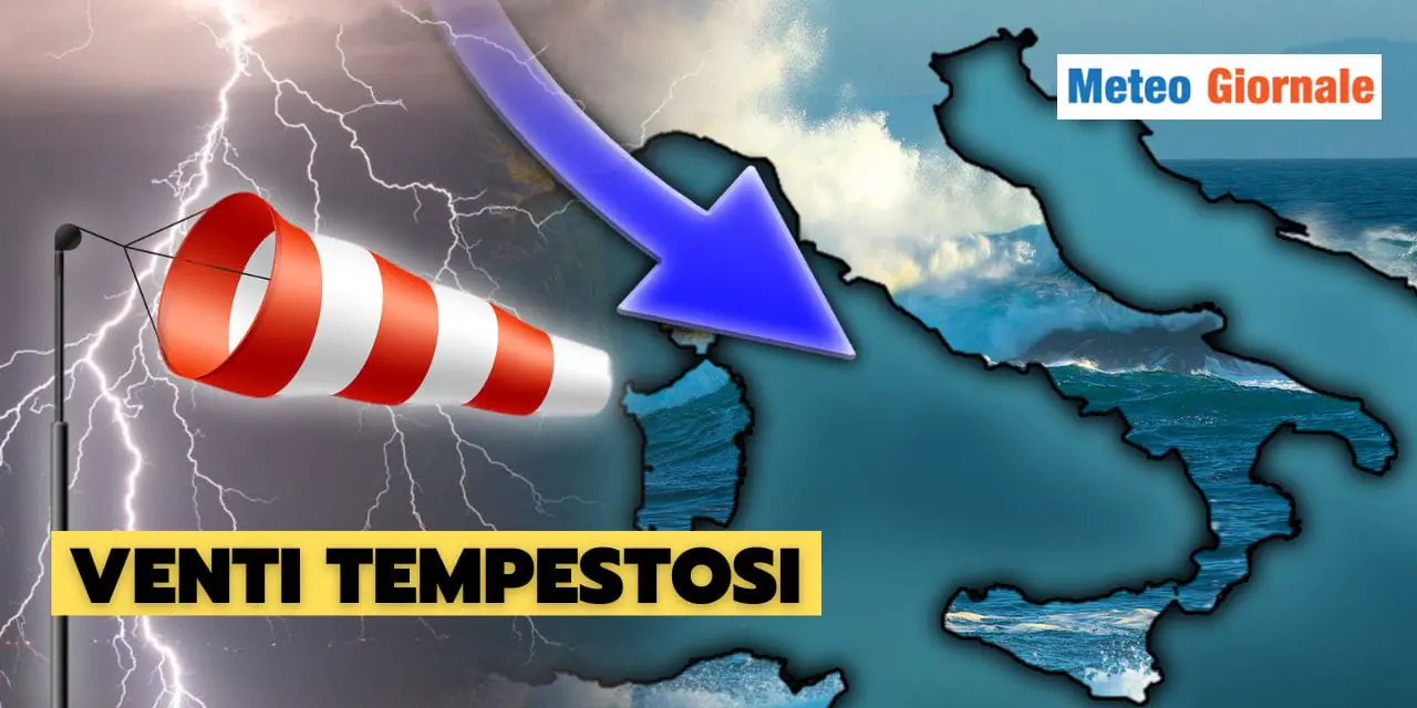 Meteo: tempesta imminente, non sottovalutare il vento