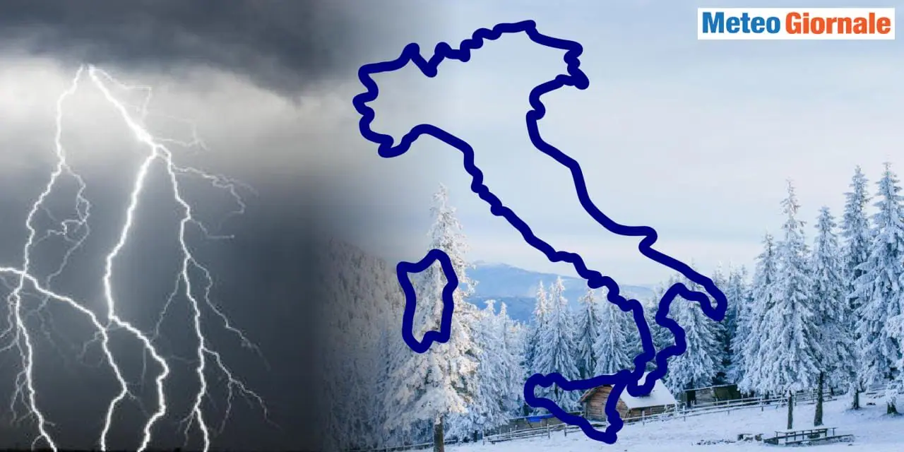 Meteo: dalla pioggia alla neve, grosse nevicate in arrivo