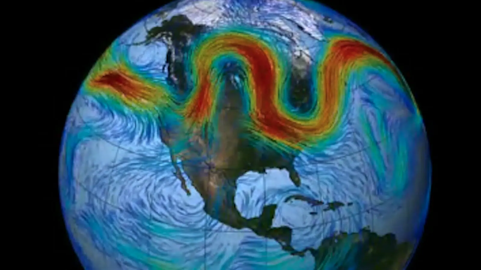 Il modello del jetstream che blocca il freddo estremo invernale e le piogge!