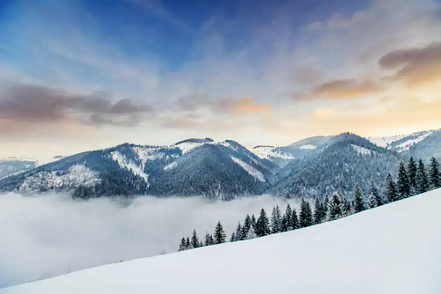 Grande ondata di freddo-clima tipico dell’inverno pieno